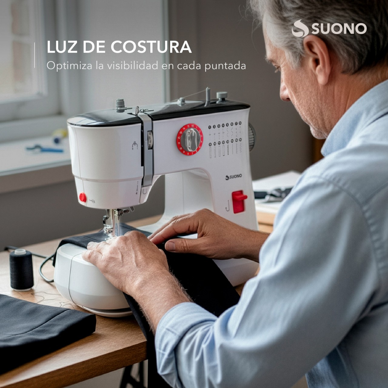 Máquina De Coser 16 Puntos Blanco