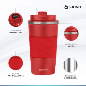 Vaso Térmico 450Ml Rojo
