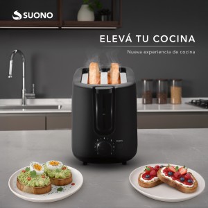 Tostadora Eléctrica 2 Rebanadas Negro