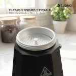 Cafetera Italiana Elec 6 Tazas NEGRO