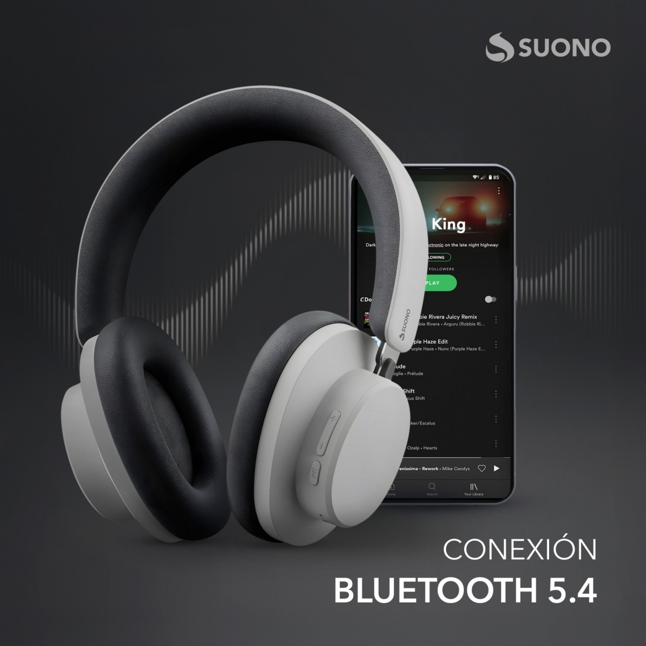 Auriculares Vincha Blanco