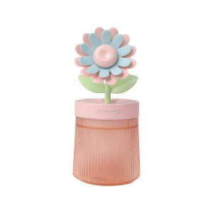 Humidificador Floral Rosa
