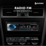 Estéreo Para Auto Suono Bluetooth Usb Mp3 Fm Negro