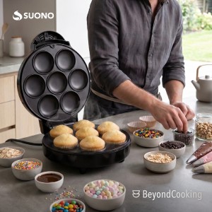 Maquina Para Cupcake 1000W Negro