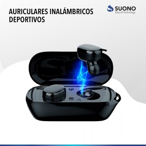 Auriculares Inalámbricos Bluetooth Negro