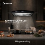 Campana 200W Cubretubo x1 ACERO