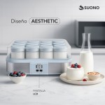 Yogurtera Eléctrica 12 Vasos Celeste