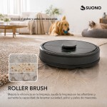 Aspiradora Robot Láser Base Autolimpiante Negro