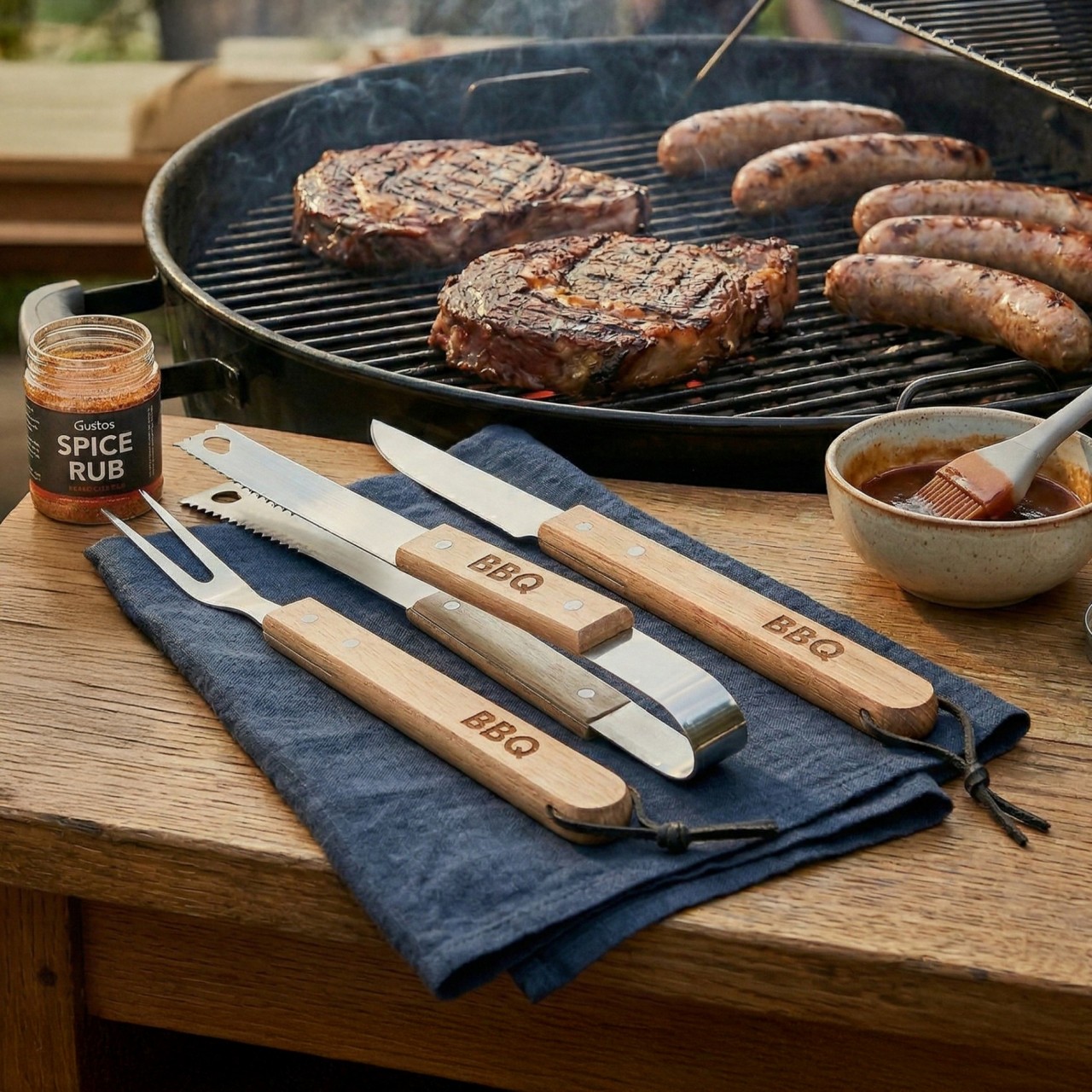 Kit Asador Acero
