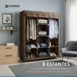 Organizador De Tela Placard Marrón