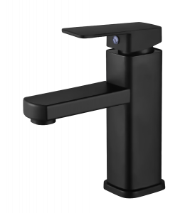 Griferia De Baño Cuadrada Negro