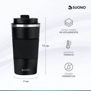 Vaso Térmico 450Ml Negro