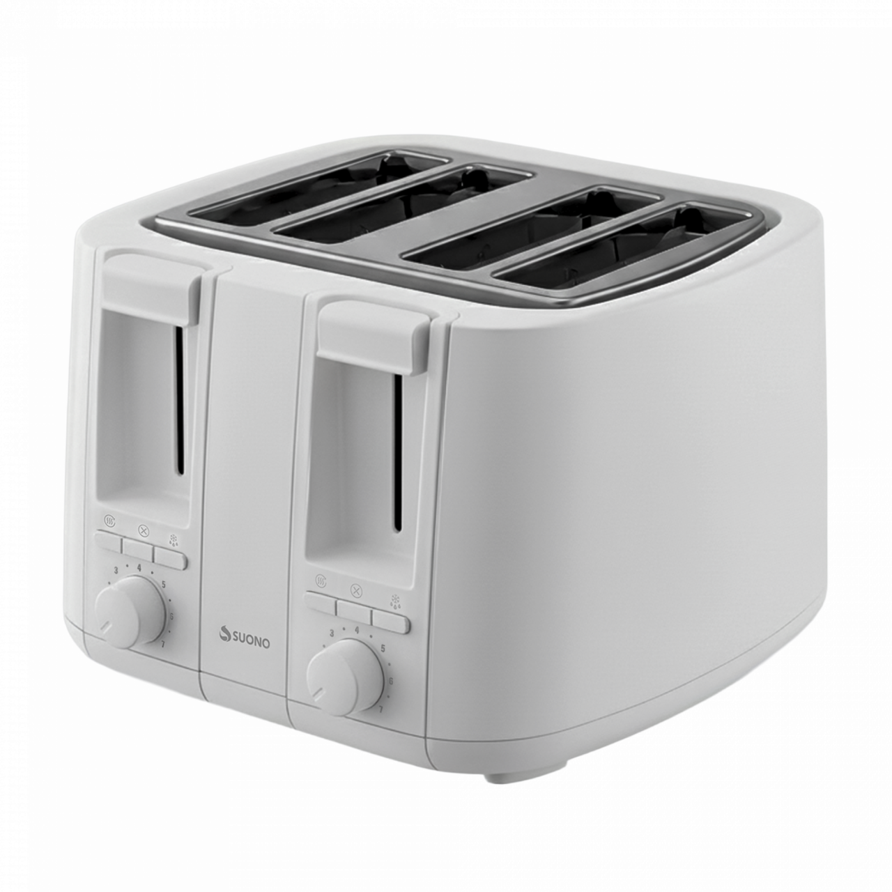 Tostadora Eléctrica 4 Rebanadas Blanco