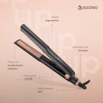 Planchita De Pelo Suono Cerámica Negro