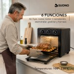 Horno Air Fryer 16L Mecánico 1 NEGRO