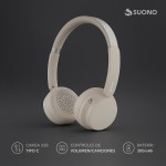 Auriculares Vincha Con ANC CREMA