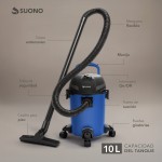 Aspiradora De Tacho 10L 600W Azul
