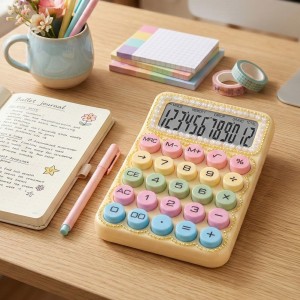 Calculadora Portatil Amarillo