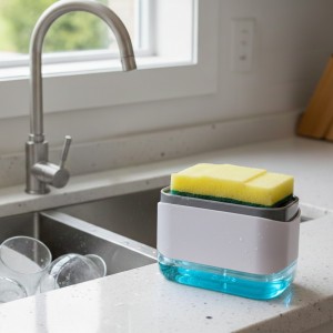 DISPENSER DE JABON BLANCO