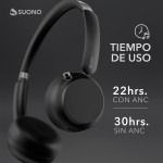 Auriculares Vincha Con ANC NEGRO