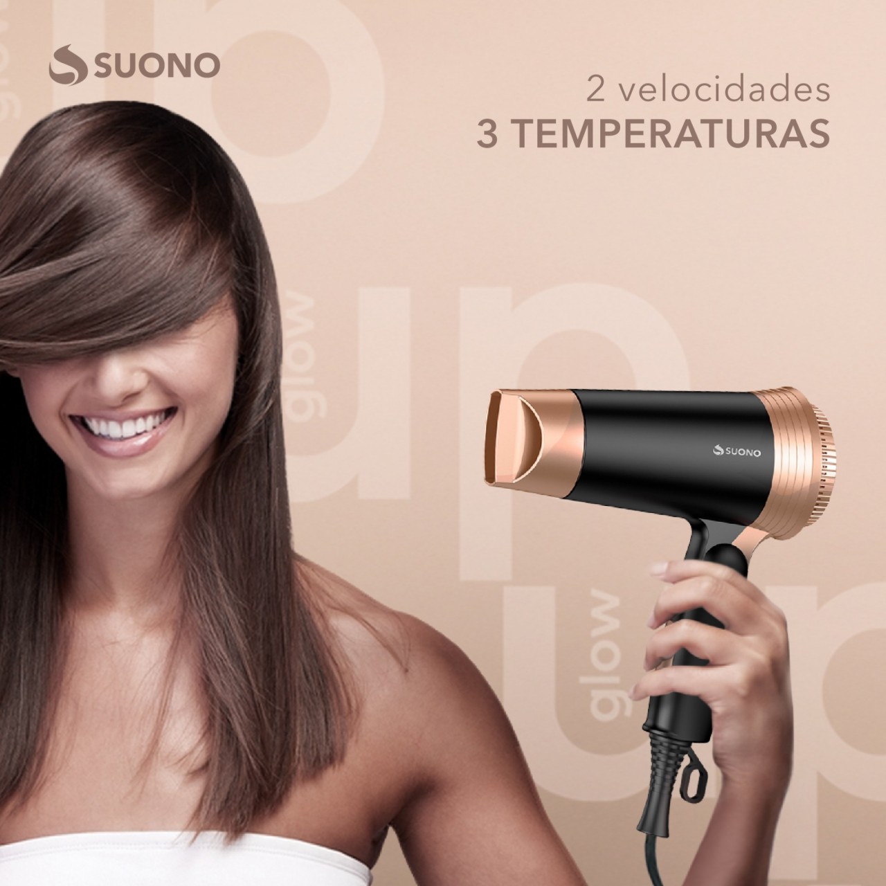 Secador de viaje 1200 W NEGRO