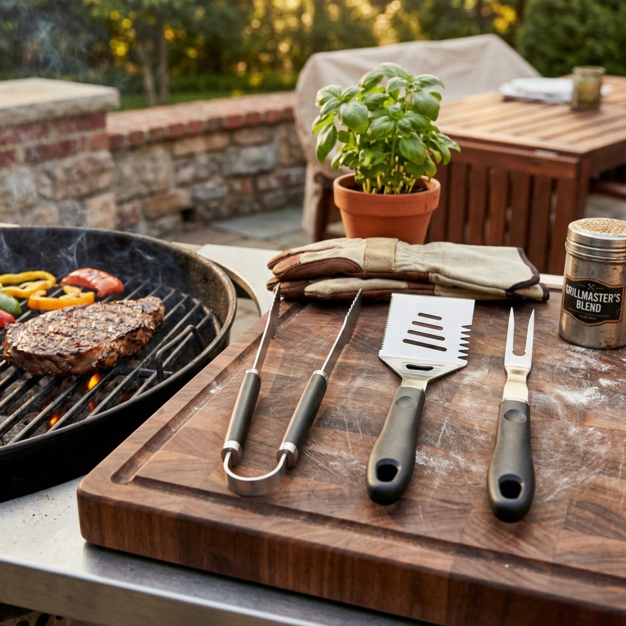 Kit Asador Acero