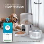 Comedero Automático Mascotas Wifi Blanco