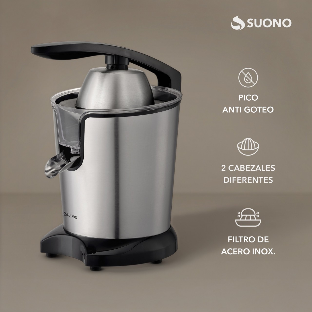 Exprimidor De Cítricos Profesional Acero