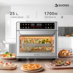 Horno Air Fryer Suono 25L Digital 1700W Acero