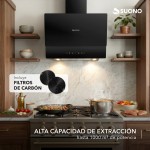 Campana De Cocina 180W Negro