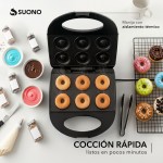 Máquina De Donas 750W Negro