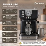 ESPRESSO COFFEE MAKER VINTAGE NEGRO