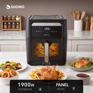 Air Fryer Digital Flip Grill Negro