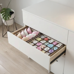 Organizador De Cajón Crema