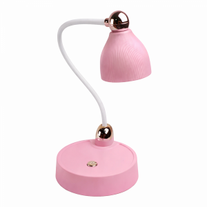 Lámpara De Escritorio Flexible Rosa