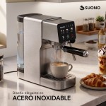 Cafetera Espresso Slim Digital 20 Bar Acero