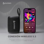 PARLANTE 1200mAh 5W NEGRO