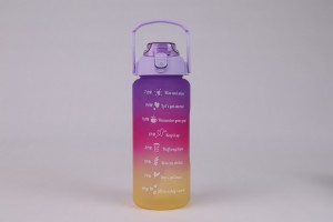 Set De Botellas De Plástico Violeta
