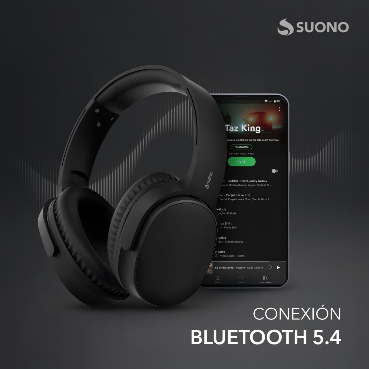 Auriculares Inalámbricos Negro