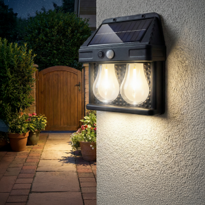 Lámpara Solar Led Negro