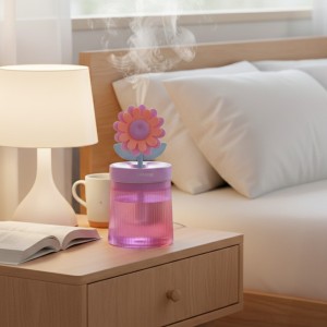 Humidificador Floral Violeta