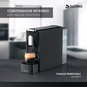 Cafetera de Cápsula – 550ml 19 NEGRO