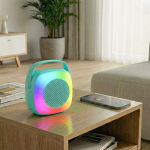 Parlante Portátil Rgb Celeste