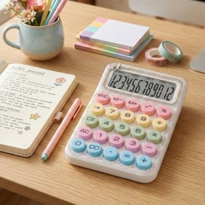 Calculadora Portatil Blanco