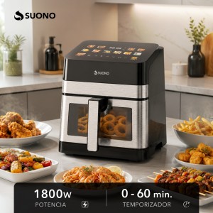 Air Fryer Digital Edge Acero