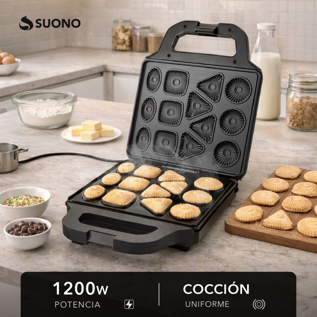 Waflera - Cookie Maker Negro