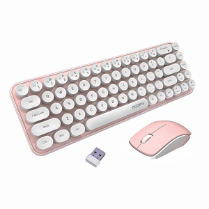 Teclado Y Mouse Inalámbrico Rosa