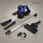 Aspiradora Vertical Inalámbrica 120W Negro