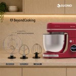 Batidora Planetaria Digital 1300W Rojo