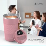 Vaso Térmico 450Ml Rosa